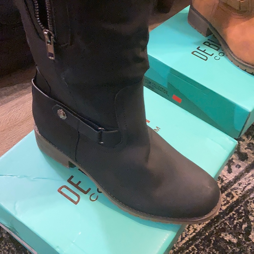 Black pair of boots